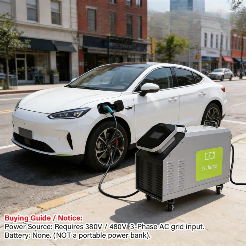 480V 3 Phase AC Power Input 7k - огляд і ціна Portable Dc Fast Charger 20Kw Ccs2