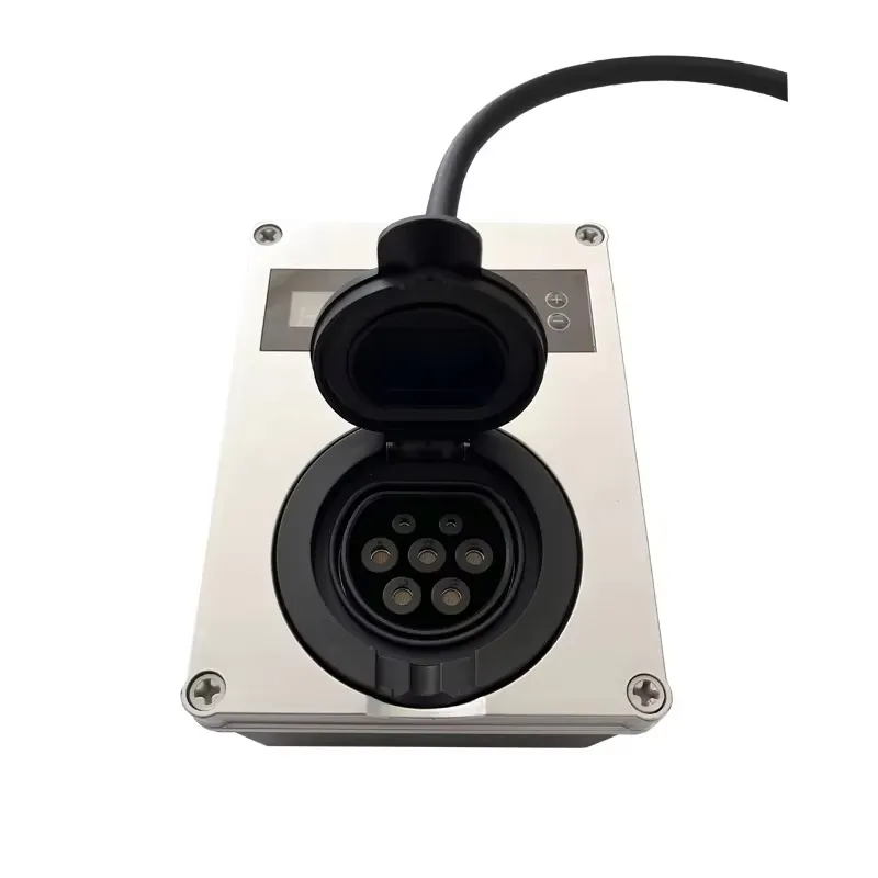 Mini 16A 32A Smart App Electri - огляд і ціна Portable Ev Charger 32A Type 2 Cee Plug