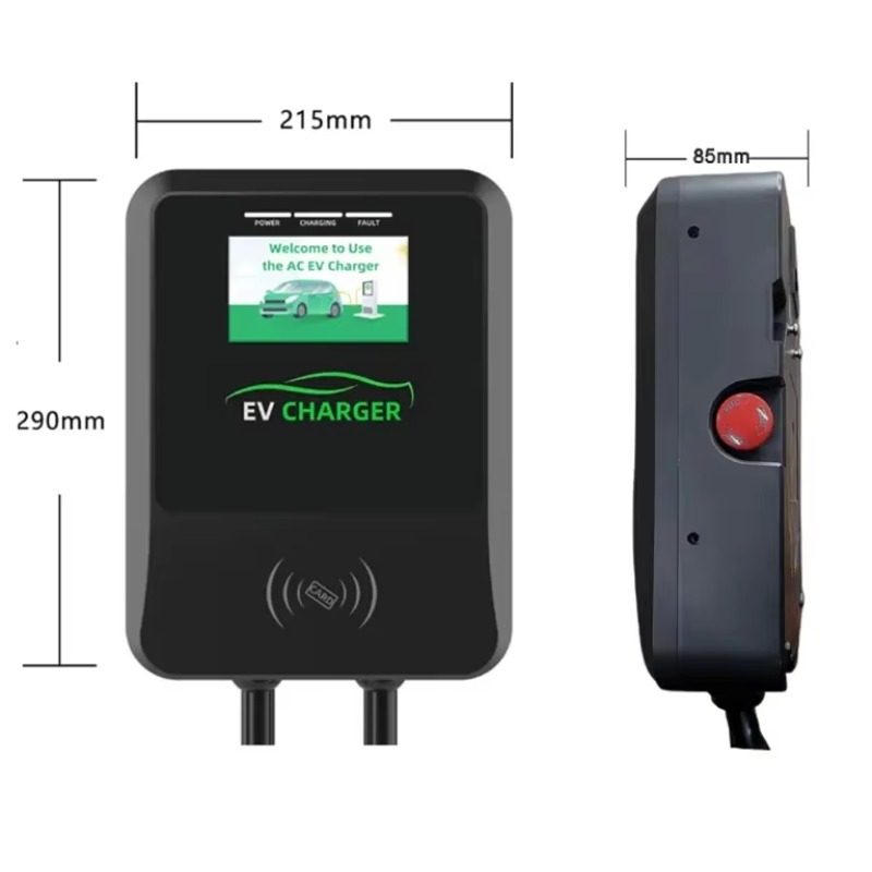 Wallbox 22kW EV Charging Stati - огляд і ціна 22Kw Wallbox Type 2 Ocpp Rfid